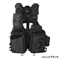 即出荷可能 ダイワ(Daiwa) DF-6026 ベンチクールエアーゲームベスト フリー ジェットブラック