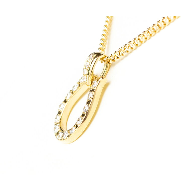 楽天市場】馬蹄 ペンダントトップ 18k ダイヤモンド 18金 k18 