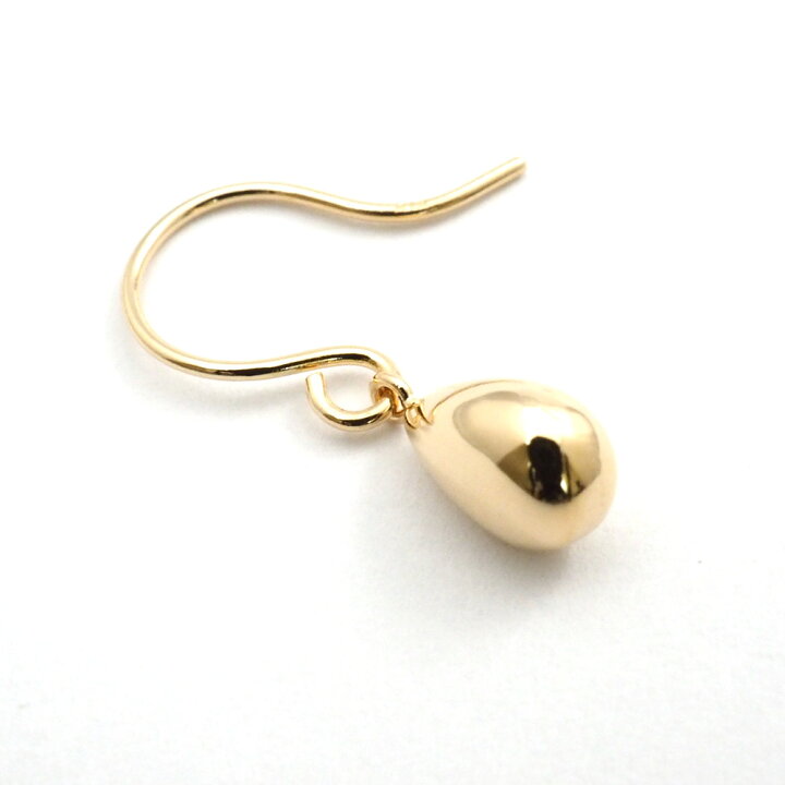 楽天市場】18金 ピアス ドロップ 18k k18 雫 フック 揺れる 18金ピアス 