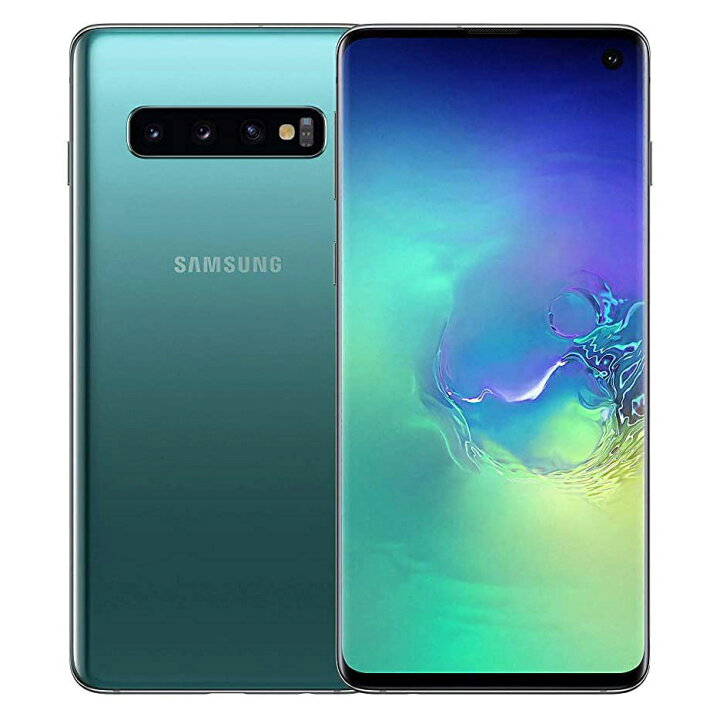 楽天市場】Galaxy S10 プリズムグリーン SM-G973F 128GB メモリ8GB 6.1  