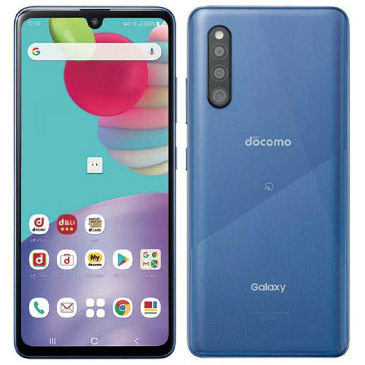 楽天市場】新古品 Galaxy A41 SC-41A ブルー 64GB 有機EL アウトレット 
