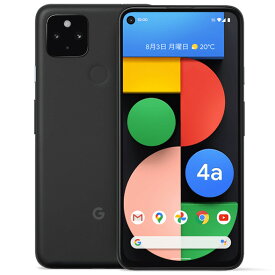 Google Pixel4a (5G) ファイブジー G025H ブラック 128GB 有機EL アウトレット 特典付 海外直輸入リファビッシュ品（整備済品） SIMロック解除済 px4abk-a9y5