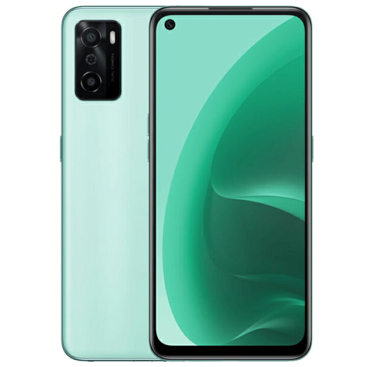楽天市場】新古品 OPPO A55s 5G ファイブジー A102OP グリーン 64GB 