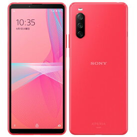 新古品 Xperia 10 III 5G ファイブジー SOG04 128GB 有機EL 4K撮影 ハイレゾ FMラジオ 大容量バッテリー 長寿命 特典付 au版 SIMロック解除済 ax103pk-s20y9