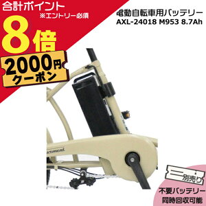 �y18��0���`2000�~�N�[�|��&�|�C���g�ő�8�{�G���g���[�v�z�����\��2�T�ԁ� AXL-24018 �u���b�N 8.7Ah �V�i �����i �}���C�V �ې΃T�C�N�� ���`�E���C�I���o�b�e���[ �d�����]�� �d���A�V�X�g �d