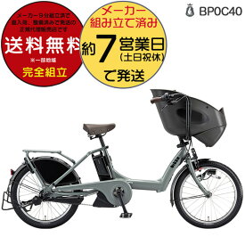 送料無料 ※一部地域 ビッケポーラー e BP0C40 bikke POLAR e 15.4Ah ブリヂストン 電動自転車 3人乗り 三人乗り 20インチ ビッケ・ポーラ ポーラー 前子供乗せシート付き 子供乗せ電動アシスト自転車 子供乗せ電動自転車 防犯登録無料