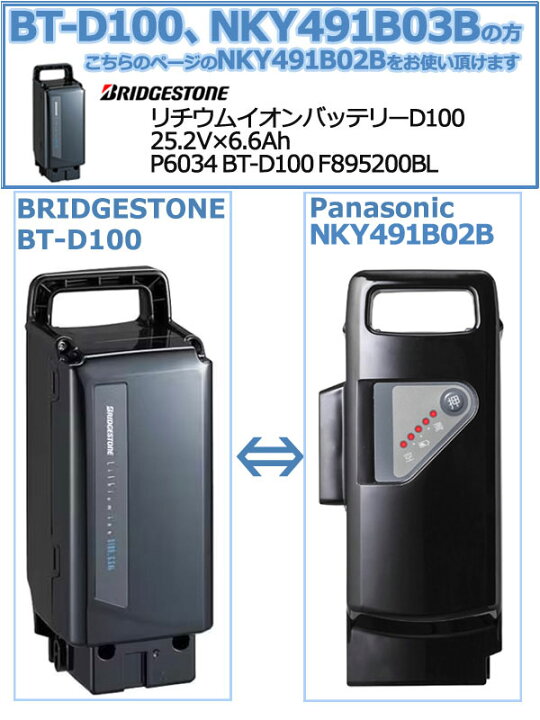 楽天市場】＊1営業日発送＊ NKY491B02B ブラック 6.6Ah 新品 純正品  
