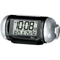 お取り寄せ SEIKO セイコー 大音量目ざまし時計 電波時計 Super RAIDEN スーパーライデン NR523K 黒メタ…