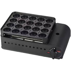 【6/15はエントリーで当店最大P5倍！】CB-ETK-2 カセットガスたこ焼器 イワタニ 炎たこII CBETK2 マットブラック 【KK9N0D18P】【北海道・沖縄・離島配送不可】