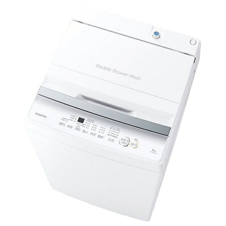 【7/20はエントリーで当店最大P6倍!】【時間指定不可】【離島配送不可】TOSHIBA 東芝 全自動洗濯機 ピュアホワイト 洗濯・脱水容量6kg AW-6GA2-W【KK9N0D18P】 生活家電ディープライス 東芝(TOSHIBA) AW-6GA2-W(ピュアホワイト) 全自動洗濯機 洗濯6kg