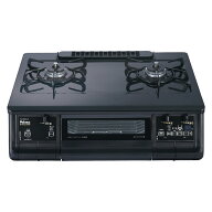 パロマ everychef(エブリシェフ)シリーズ 据え置き型 ガステーブルコンロ ブラックプラチナ 右強火力 都…