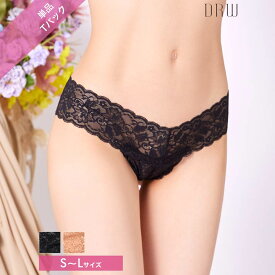 【11/27再販】スタンダードショーツシースルーアーチフラワーフルバックショーツ単品