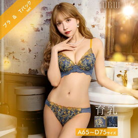 ビビットボタニカルフラワー育乳脇高ブラジャー&バック透けTバックショーツ [三上悠亜着用]