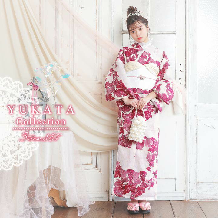楽天市場 浴衣 セット 大判 牡丹 柄 浴衣 帯 下駄 3点 セット Yukata By Dazzy 浴衣 レディース 浴衣 大人 浴衣 帯 21 新作 浴衣 平帯 リバーシブル帯 女性用 大人用 和装 和服 和装小物 花柄 フリーサイズ