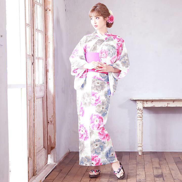 楽天市場 浴衣 セット 3点set Dazzyオリジナル 水彩 アネモネ 柄 浴衣 21年新作 Yukata By Dazzy 浴衣 帯 下駄 3点 セット Yukata By Dazzy 浴衣 浴衣 大人 浴衣 帯 21 新作 浴衣 作り帯 女性用 大人用 和装 和服 和装小物