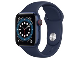 ★アップル   APPLE Apple Watch Series 6 GPS+Cellularモデル 40mm M06Q3J A [ディープネイビースポーツバンド] 大幅にプライスダウン