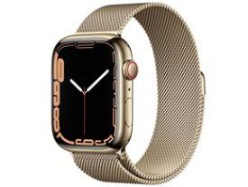 ★アップル / APPLE Apple Watch Series 7 GPS+Cellularモデル 45mm MKJY3J/A [ゴールドミラネーゼループ]【送料無料】