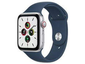 ★アップル / APPLE Apple Watch SE GPS+Cellularモデル 44mm MKRY3J/A [アビスブルースポーツバンド]【送料無料】