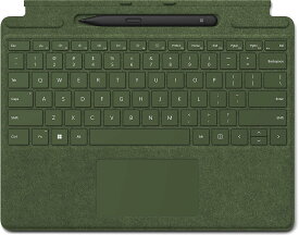 ★Microsoft / マイクロソフト スリムペン2付き Surface Pro Signature キーボード 日本語 8X6-00139 [フォレスト]【送料無料】