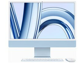 ★アップル / APPLE iMac 24インチ Retina 4.5Kディスプレイモデル MQRC3J/A [ブルー] 【Mac デスクトップ】【送料無料】