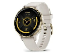 ���K�[�~�� Venu 3S �R���p�N�g�T�C�Y 010-02785-44 [Ivory/Cream Gold]�y�������K���ʕi�z�y�X�}�[�g�E�H�b�`�E�E�F�A���u���[���z�y���������z