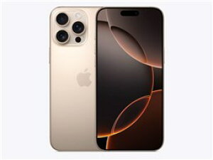 ���A�b�v�� / APPLE iPhone 16 Pro Max 256GB SIM�t���[ MYWJ3J/A [�f�U�[�g�`�^�j�E��] (SIM�t���[)�y�X�}�[�g�t�H���z�y���������z
