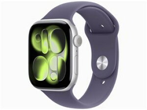 ���A�b�v�� / APPLE Apple Watch Series 11 GPS���f�� 46mm MEV94J/A [�V���o�[�E�p�[�v���t�H�O�X�|�[�c�o���h S/M]�y�X�}�[�g�E�H�b�`�E�E�F�A���u���[���z�y���������z