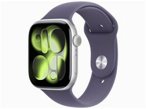 ���A�b�v�� / APPLE Apple Watch Series 11 GPS���f�� 46mm MEVA4J/A [�V���o�[�E�p�[�v���t�H�O�X�|�[�c�o���h M/L]�y�X�}�[�g�E�H�b�`�E�E�F�A���u���[���z�y���������z
