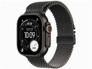���A�b�v�� / APPLE Apple Watch Ultra 3 GPS+Cellular���f�� 49mm MF1N4J/A [�u���b�N�E�u���b�N�`�^�j�E���~���l�[�[���[�v S]�y�X�}�[�g�E�H�b�`�E�E�F�A���u���[���z�y���������z