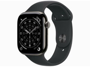 ���A�b�v�� / APPLE Apple Watch Series 11 GPS+Cellular���f�� 46mm MFD14J/A [�X���[�g�`�^�j�E���P�[�X�E�u���b�N�X�|�[�c�o���h S/M]�y�X�}�[�g�E�H�b�`�E�E�F�A���u���[���z�y���������z