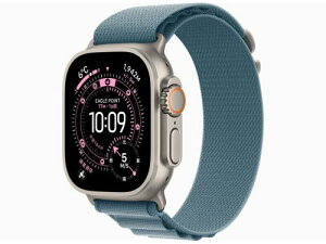 ���A�b�v�� / APPLE Apple Watch Ultra 3 GPS+Cellular���f�� 49mm MEWP4J/A [�i�`�������E���C�g�u���[�A���p�C�����[�v L]�y�X�}�[�g�E�H�b�`�E�E�F�A���u���[���z�y���������z