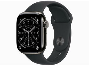 ���A�b�v�� / APPLE Apple Watch Series 11 GPS+Cellular���f�� 42mm MF8T4J/A [�X���[�g�`�^�j�E���P�[�X�E�u���b�N�X�|�[�c�o���h M/L]�y�X�}�[�g�E�H�b�`�E�E�F�A���u���[���z�y���������z