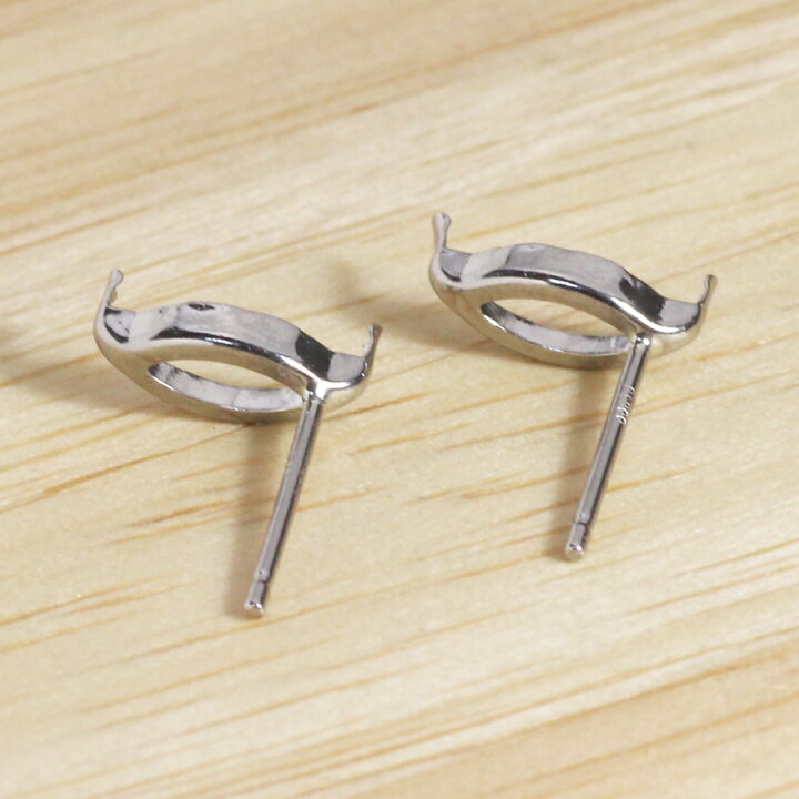 楽天市場】pt900 シトリン 4x8 マーキス ピアス : Designer