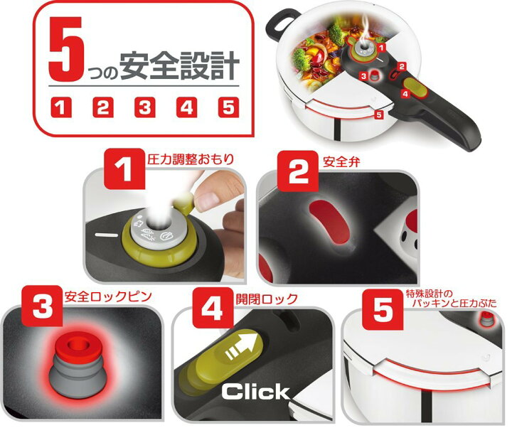 楽天市場】◇最大3000円CP＋P3倍！！7/20◇ティファール 圧力鍋 
