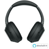 ソニー SONY ワイヤレスノイズキャンセリングヘッドホン WH-1000XM3 B : LDAC/Bluetooth/ハイレゾ 最大30時間連続再生 密閉型 マイク付 2018年モデル ブラック