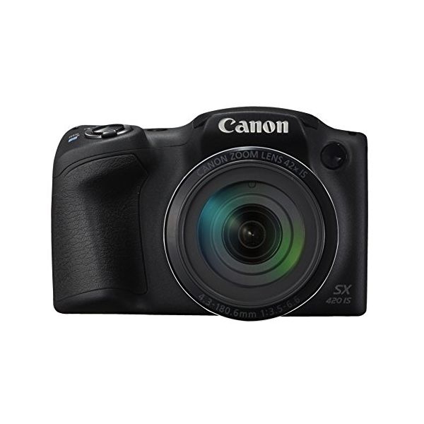 Canon 【１着でも送料無料】 デジタルカメラ PowerShot SX420 IS 光学42倍ズーム PSSX420IS ホワイトデー デジカメ 新生活 2000万画素 ご注文で当日配送 光学zoom42倍 ブラック キヤノン
