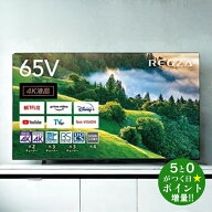◆最大3000円CP＋P3倍！！7/10◆東芝 レグザ テレビ 65インチ 65V型 4K液晶テレビ 4Kチューナー内蔵 YouT…
