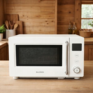 �o���~���[�_ �d�q�����W 20L �ɓ��t���b�g KRN01JP-WH �z���C�g BALMUDA The Range S�y�]���s�z