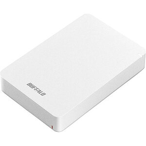 �o�b�t�@���[ �ϏՌ��|�[�^�u��HDD 4TB USB3.1(Gen.1) HD-PGF4.0U3-GWHA �z���C�g BUFFALO�y�]���s�z