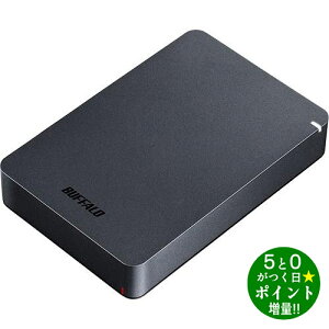 ��GW���Ԓ�P3�{+����N�[�|���I�I��BUFFALO �o�b�t�@���[ HD-PGF4.0U3-GBKA �u���b�N �|�[�^�u��HDD �ϏՌ� 4TB�y�]���s�z