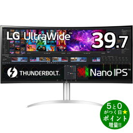 【5/25限定★P最大6倍+最大5000円OFFクーポン】LG UltraWide 5K2K Nano 40WP95C-W 39.7インチ IPSディスプレイ 液晶ディスプレイ