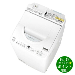 �V���[�v ����@ �����@ ����6.5kg ����3.5kg �c�^ ��J�� ���Ȃ��� �c�^���󊣑��@ ES-TX6J-W �z���C�g�n SHARP