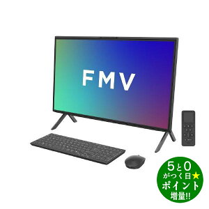 ��GW���Ԓ�P3�{+����N�[�|���I�I���x�m�� �f�X�N�g�b�v�p�\�R�� 27�^ 32GB/1TB Win11Home Ryzen AI7 F77-L1 FMVF77L1BA �u���b�N FUJITSU�y�]���s�z