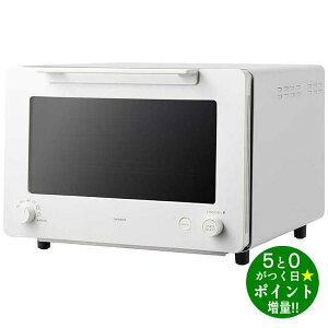 �c�C���o�[�h �I�[�u���g�[�X�^�[ 4���Ă� ���u�����W�F�g�[�X�^�[ PLUS TS-D487W �z���C�g TWINBIRD�y�]���s�z