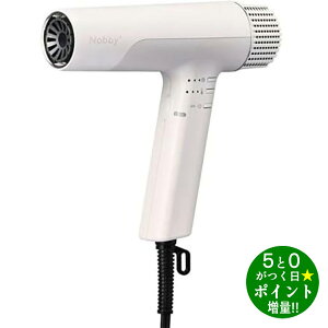 TESCOM テスコム ND340B-W ホワイト ヘアドライヤー 大風量 速乾 軽量 プロテクトイオン Nobby+【転送不可】