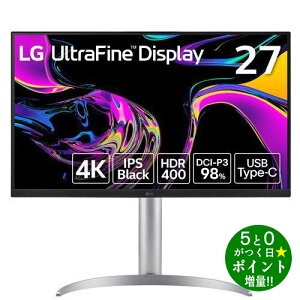 LG�G���N�g���j�N�X 27UQ850V-W �t���f�B�X�v���C27�^ 4K IPS �N���G�[�^�[���j�^�[�y�]���s�z