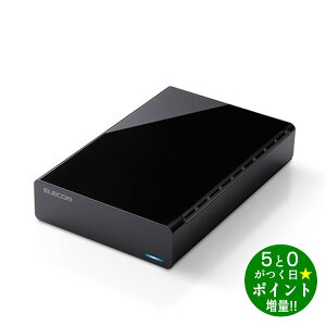 �G���R�� �O�t���n�[�h�f�B�X�N 2TB TV���� USB3.2(Gen1)/USB3.1(Gen1)/USB3.0�Ή� ELD-HTV020UBK ELECOM�y�]���s�z
