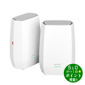 ���ő�3000�~CP�{P3�{�I�I6/20���o�b�t�@���[ Wi-Fi���[�^�[ ����LAN Wi-Fi 6(11ax)�Ή� 2401+573Mbps WNR-3000AX4/2S �z���C�g BUFFALO�y�]���s�z