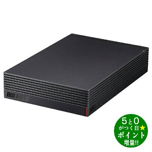 ���ő�3000�~CP�{P3�{�I�I10/20���o�b�t�@���[ �O�t��HDD USB3.2(Gen1)�Ή� �����\CMR HDD�̗p HD-EDC4U3-BA BUFFALO�y�]���s�z