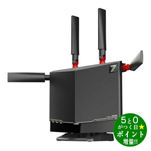 ���ő�3000�~CP�{P3�{�I�I7/10���o�b�t�@���[ ����LAN�e�@ ���[�^�[ Wi-Fi 7(11be)�Ή� �g���C�o���h AirStation WXR9300BE6P BUFFALO�y�]���s�z